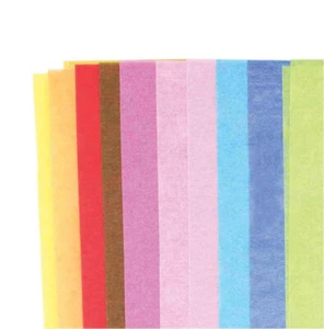Silk Paper 66 X 50 CM Assortment Bright 10 Leaves - Picture 1 of 2