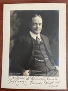 SUNDAY, BILLY SIGNED 9 X 12 PHOTO, EVANGELIST, BASEBALL - Picture 1 of 1