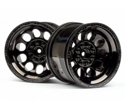 HPI H101252 Bullet ST- / MT-Felgen schwarz-chrom Paar 101252 - Bild 1 von 2