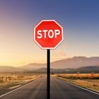 Stoppschild Verkehrszeichen Stoppen Straßenschilder Das Angepasst