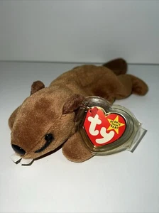 TY BEANIE BABIES RETIRED SQUIRREL BUCKY 1995 - Picture 1 of 5