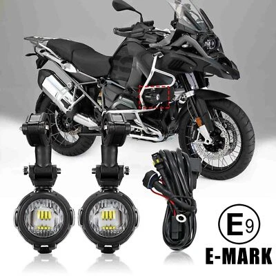 2PCS LED Fog Lamp Auxiliary Driving Light  For BMW K1600 R1200GS R1100GS F700GS - Image 1 of 4