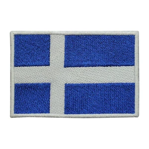 Parche de bandera del condado de Shetland parche de hierro en parche coser en insignia parche bordado - Imagen 1 de 1