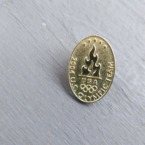 2004 US Olympic Team Oval Lapel Hat Jacket Pin - Picture 1 of 2