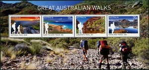 2015 Australia Great Australian Walks Mini Sheet Mint Never Hinged, Clean - Bild 1 von 1