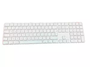 Apple Magic Keyboard A2520 Touch ID Teclado Numérico USB-c Cable Plata Española - Imagen 1 de 2