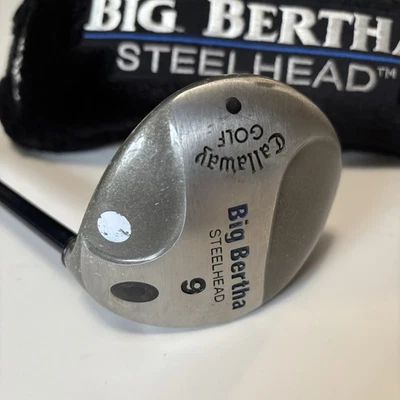 Callaway Big Bertha Steelhead # 9 madera RCH 99 Reg Flex varilla de grafito con cubierta Foto 1 de 4
