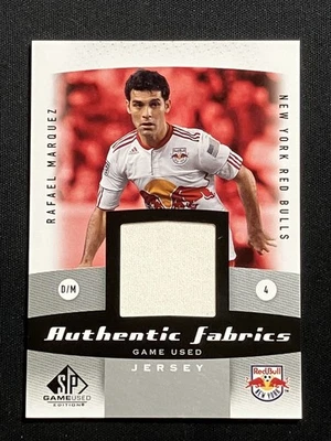 2011 Upper Deck SP Game Used Rafael Marquez Patch Jersey Fabrics Mexico New York - Image 1 of 2