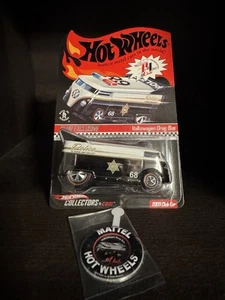 2009 Hot Wheels Red Line Club Volkswagen Drag Bus Police #1803/4000 - Picture 1 of 2