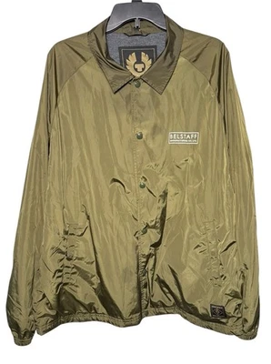 Belstaff Team Print Jacket Logo Patch Size 46 In Sage England Waterproof - Image 1 of 4