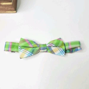 Nordstrom Boys Bow Tie Silk Plaid - Picture 1 of 5