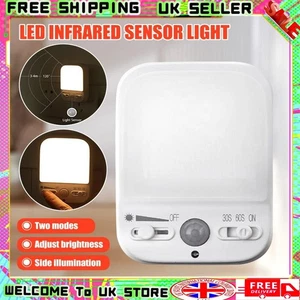 Plug In PIR Motion Sensor Hallway Plug Socket LED Home Night Light Lamp Safe - Picture 1 of 18