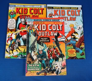 Kid Colt Outlaw 180 193 201 Marvel Comics Jack Kirby Art Mid to Lower Grade - Picture 1 of 12