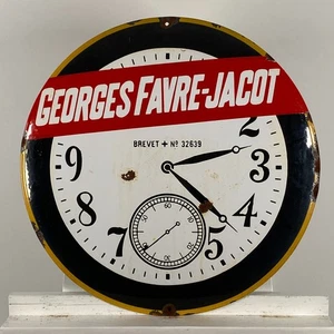 Zenith Enamel Sign - Ø 50cm (19.7") - Collector Unique Watch Porcelain Wall Sign - Picture 1 of 18