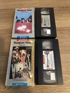 2 X Thompson Twins Singles / I To The Gap Live VHS TAPE - Foto 1 di 2