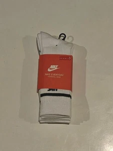 Nike Calze Uomo Abbigliamento Sportivo Dri-Fit Everyday Essential Crew Taglia L (8-12) 3 Paia - Foto 1 di 8