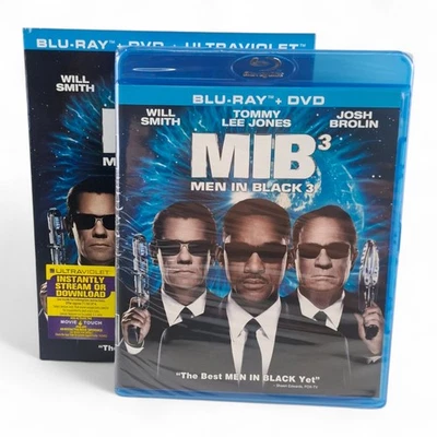 MIB Men in Black 3 (Blu-ray, 2012, 2 Disc Set) Region Free NEW SEALED - Image 1 of 4