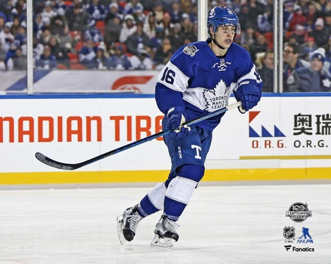 Mitchell Marner Toronto Maple Leafs 2017 Centennial Classic 8" x 10" Photo Cover