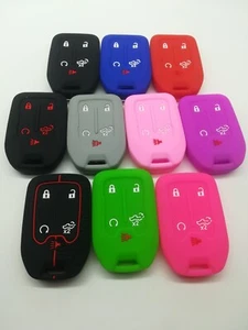 Silicone Key Cover for 2019 2020 2021 GMC SIERRA CHEVY SILVERADO 1500 2500 3500 - Bild 1 von 51