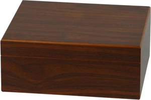 25 ACABADO NOGAL HUMIDOR CIGARRO * NUEVO * H 4.33"" × W 10.24"" × D 8.66"" - Imagen 1 de 2