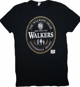 Camiseta Walking Dead The Walkers Etiqueta Ovalada Adulto - AMC Negan Rick Michonne - Imagen 1 de 1