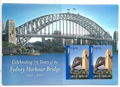 Australia: 2007; Souvenir sheet 2675B, mint NH, Bridge, Good EBAU029 - Image 1 of 2