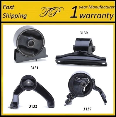 4 PCS MOTOR & TRANS MOUNT FOR 2008-2016 Mitsubishi Lancer 2.0L - MT (non-turbo) - Image 1 of 4