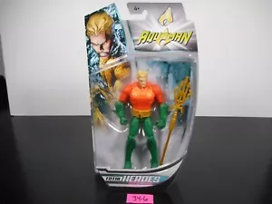 Figura de acción Mattel 2013 DC Comics Total Heroes Aquaman 6" - TOTALMENTE NUEVA - Imagen 1 de 4