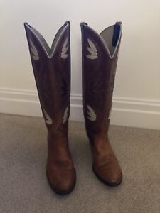 Jessica Simpson Dingo Acme Cowboy Boots Size 6