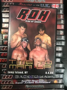 ROH Ring Of Honor DVD - TIME TO MAN UP 2006 - Rare OOP Pro Wrestling - Picture 1 of 2