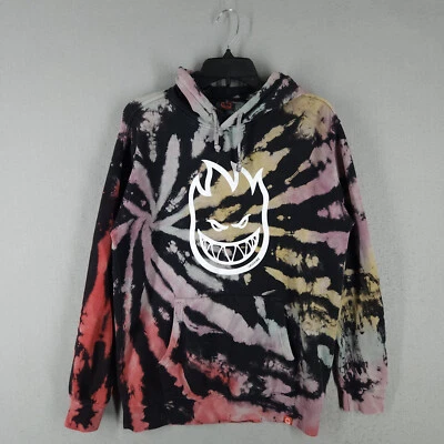 Moletom com capuz vintage Spitfire Wheels masculino M preto flameboy skate Y2K - Imagem 1 de 4