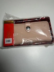 Stone Mountain Ludlow BLUSH SLG Zip Around Leather Clutch Wallet - Picture 1 of 3