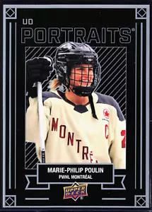 MARIE-PHILIP POULIN - 2024-25 UD PWHL UD Portraits Montreal Victoire 1st Edition - Picture 1 of 2