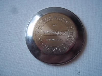 Carcasa trasera para reloj de pulsera Westclox.  781, Alemania. Usado. Foto 1 de 2