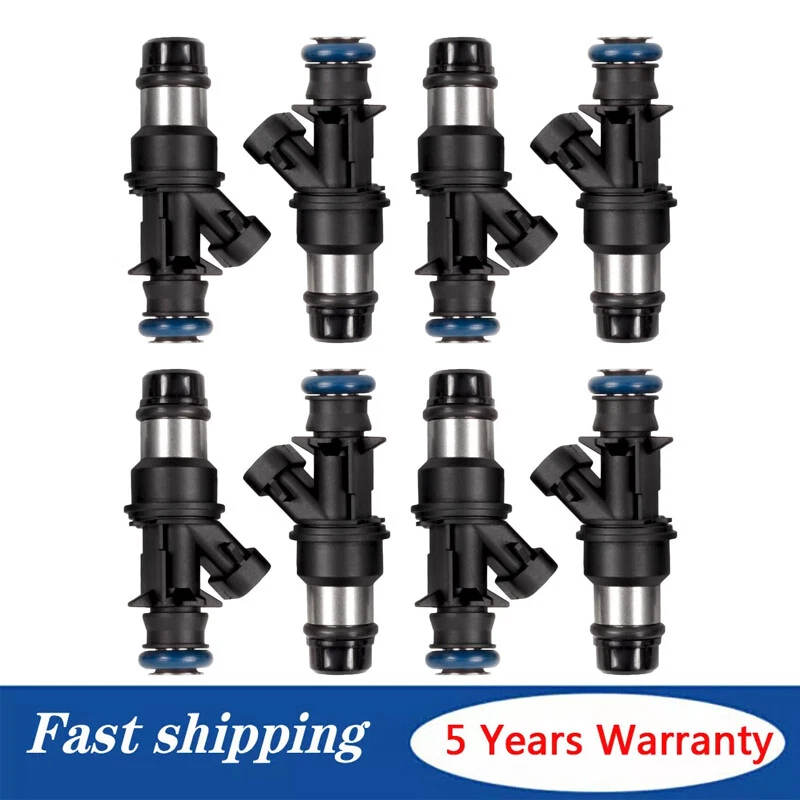 Inyectores de combustible de 8 piezas 17113553 para GMC Yukon Yukon XL 1500/2500 V8 2000-2006 Foto 1 de 4