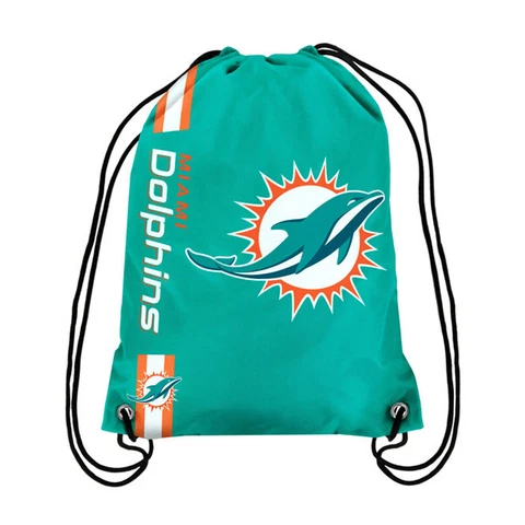 Miami Dolphins - Drawstring Bag - Backpack - Gym Bag (NFL) Cover