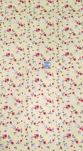 *2 Yards* of Quality Fabric - Yellow Floral - STOF Impressions & Nature LETTE - Picture 1 of 2