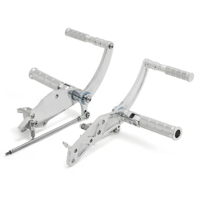 Poliert 5" Vorverlegte Fußrastenanlage für Suzuki LS650 650 Savage 1988-2000 - Bild 1 von 4