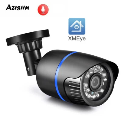 3MP 2304*1296 IP Camera Outdoor POE Bullet CCTV Human Detect 24IR CCTV Cam XMEYE - Image 1 of 4