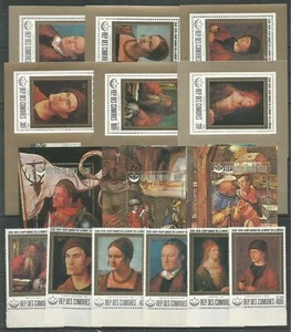 N844 Comoro - MNH - Art - Paintings - 469/74A.165/73A - Picture 1 of 1