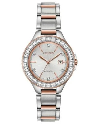 Citizen Silhouette Crystal FE1196-57A Ladies 31mm Watch MSRP $395 - Image 1 of 3