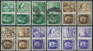 1940 KÖNIGREICH KRIEGSPROPAGANDA GEBRAUCHT 12 WERTE - RE27-4 - Bild 1 von 1