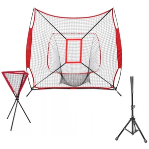 Baseball Net Softball Hitting Pitching Backstop Practice Batting Tee Carrier - Picture 1 of 10