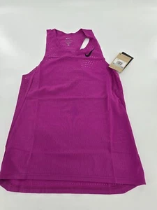 NEW Nike Aeroswift Dri-FIT ADV Running Singlet Hot Fuchsia Men’s XS FN4231-518 - Picture 1 of 5