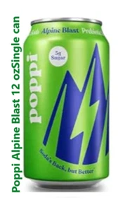 Poppi Sparkling Prebiotic Soda Alpine Blast Flavor, 12 Fl Oz single can - Picture 1 of 1