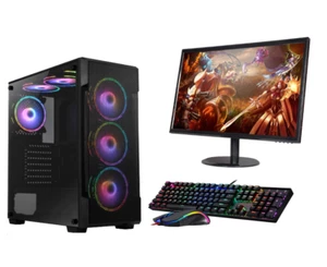 FCS Fast Gaming PC Computer Intel Core i3 8GB 500GB HDD Windows11 2GB GT730 - Picture 1 of 6