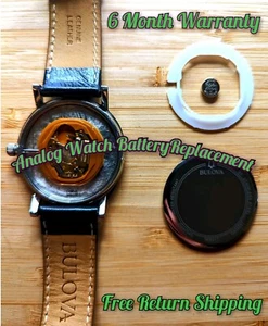 Watch Battery Repair Service - Analog Watches - Most Models - Warranty - Picture 1 of 1