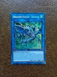 MP20-EN145 Dragunity Knight - Romulus Secret Rare 1st Edition NM YuGiOh Card - Picture 1 of 1