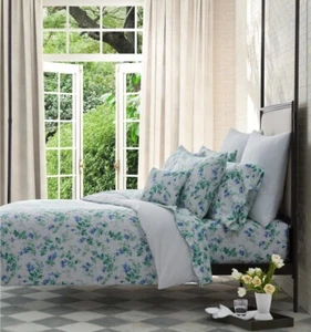 NIP Matouk Garden Gate Azure Floral King Duvet Cover Only - Picture 1 of 6