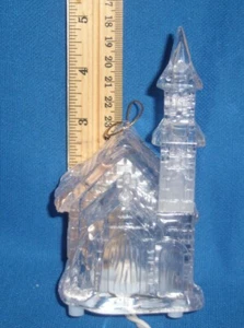  Iglesia iluminada #2-claro Lucite cola de cerdo cola de cerdo adornos - Imagen 1 de 8